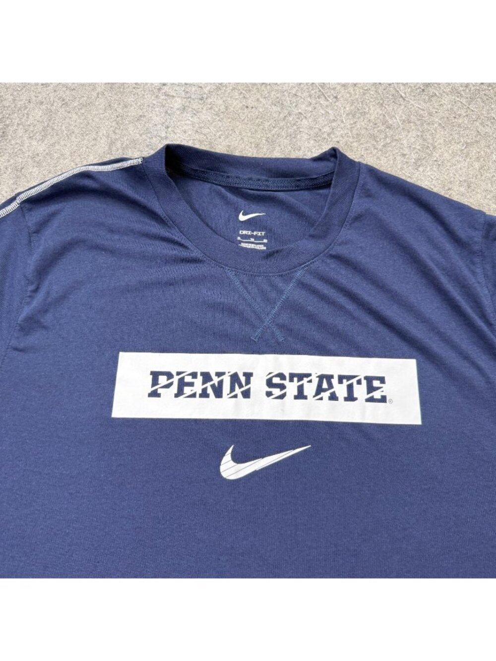 Penn State Nittany Lions Nike Shirt Men XL Blue Performance Short Sleeve Crew 13
